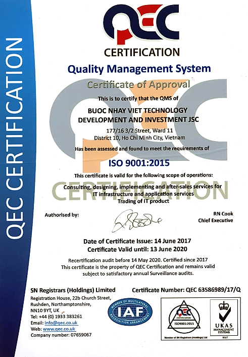 TABViet ISO 9001 2015